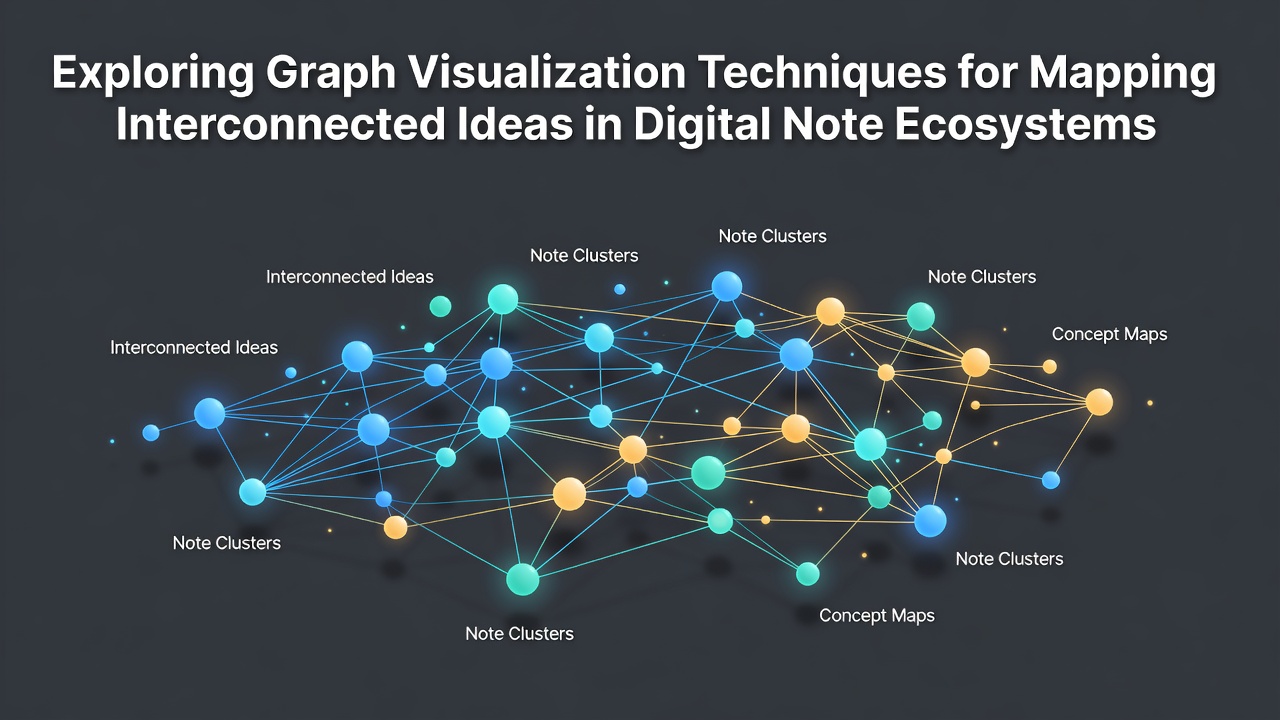 Exploring Graph Visualization Techniques for Mapping Interconnected Ideas in Digital Note Ecosystems